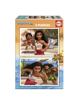 Lot De 2 Puzzles Vaiana 2...