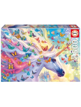 Puzzle Licorne Arc-En-Ciel...