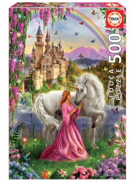 Puzzle Fée Et Licorne 500...