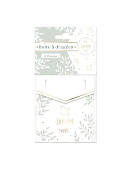 Lot De 6 Boîte À Dragées...