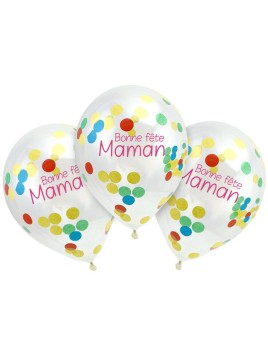 Lot De 3 Ballons Confettis...