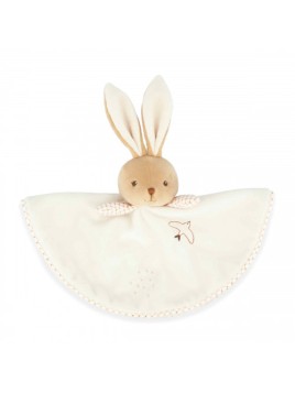 Doudou Lapin Rond Crème 26 cm