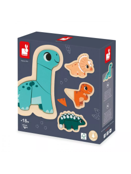 4 Puzzle Evolutifs Dino