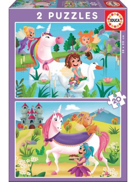 Puzzles Licornes et Fées