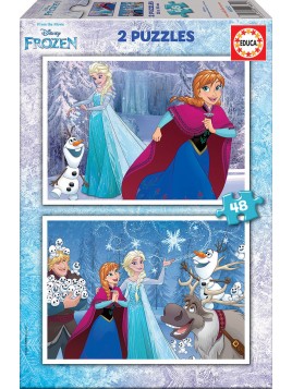 2 Puzzles Reine des Neiges