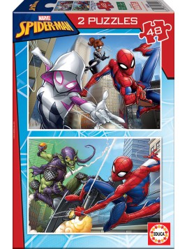 2 Puzzles Spider-Man (48...