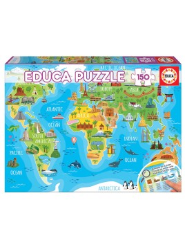 Educa Puzzle Mappemonde...