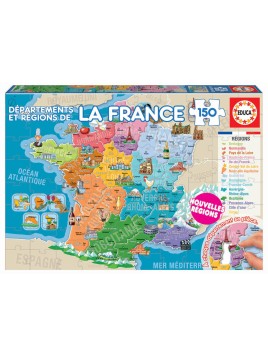 Puzzle La France - Régions...