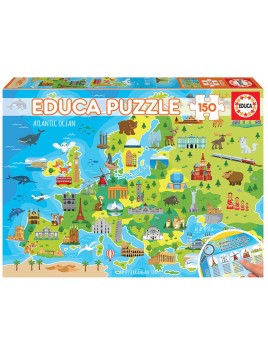 Puzzle Carte d'Europe (150...