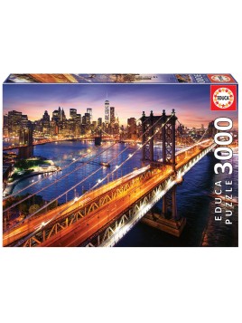 Puzzle Manhattan At Dusk...