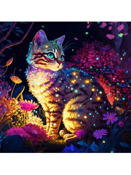 Diamond Painting - Chat