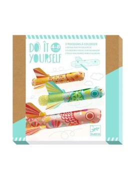 3 Poissons Volants À Colorier