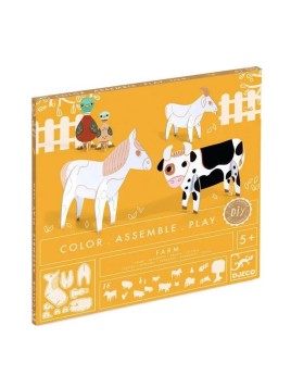 Colorie, Assemble et Joue...