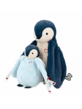 Peluche Manchots Câlins Bleu