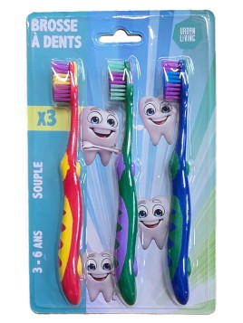 Lot De 3 Brosse À Dents...