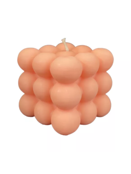 Bougie Forme Carré Bulle...